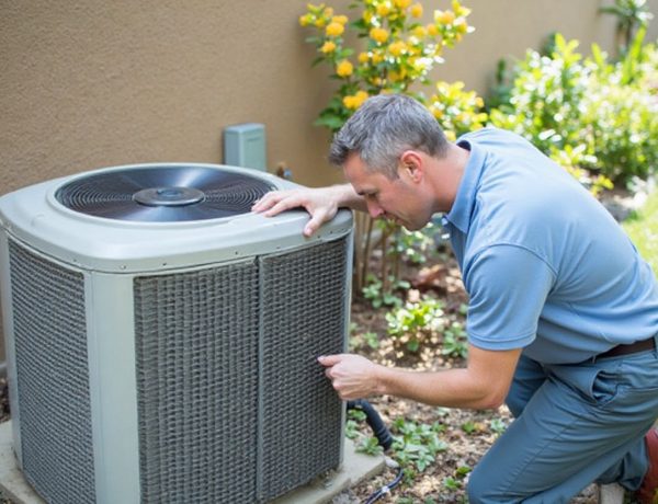 AC replacement Pasadena removing old unit