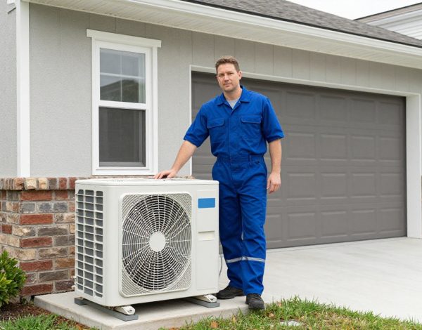 HVAC technician emergency heat pump service Glendale